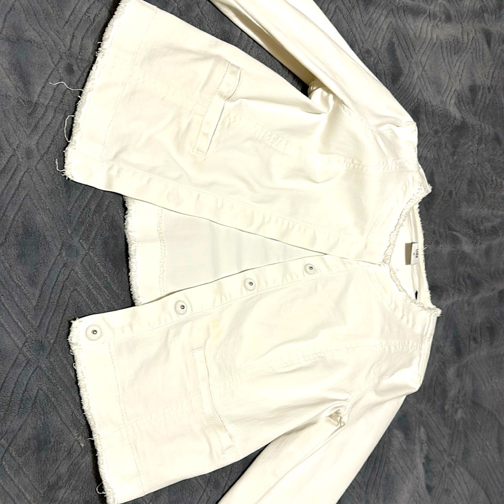 CAbI jacket bright white size M EUC